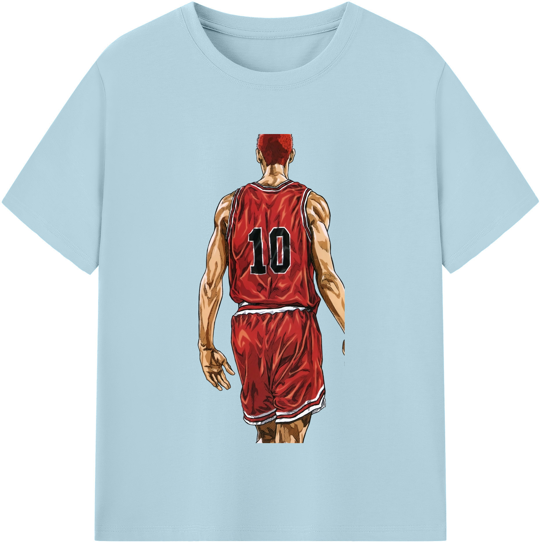 SLAM DUNK／スラムダンク 綿100％半袖Tシャツ（フロントプリント）